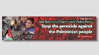 Den Völkermord am palästinensischen Volk stoppen!