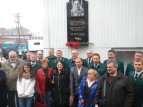 Homenagem a Nikos Zachariadis, em Surgut, na Rússia